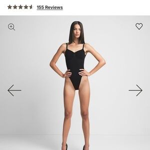 Low back thong bodysuit